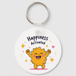 ハピネスがアクティブ – かわいいドードルジョイキャラクター キーホルダー