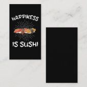 ハピネスすし日本の飯握り好き 名刺 (正面/裏面)