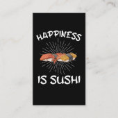 ハピネスすし日本の飯握り好き 名刺 (正面)