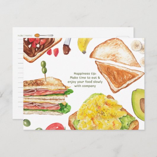 ハピネスのヒント葉書 ポストカード (正面/裏面)