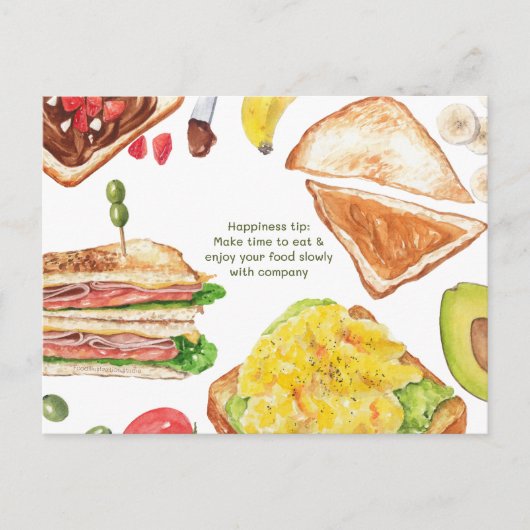 ハピネスのヒント葉書 ポストカード (正面)