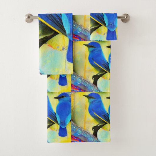 ハピネスのブルーバードオオルセット バスタオルセット (インサイチュ)