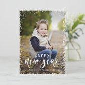 ハピネスの額新年の休日のフォトカード シーズンカード (スタンド正面)