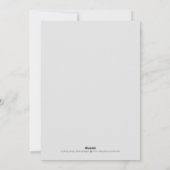 ハピネスの額新年の休日のフォトカード シーズンカード (裏面)