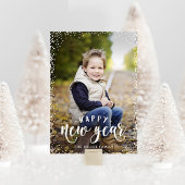 ハピネスの額新年の休日のフォトカード シーズンカード