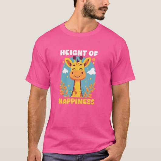 ハピネスの高さデザイン Tシャツ (正面)
