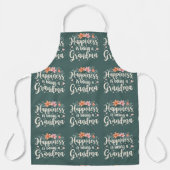 ハピネスはおばあちゃんフローラコテージコア エプロン (正面)