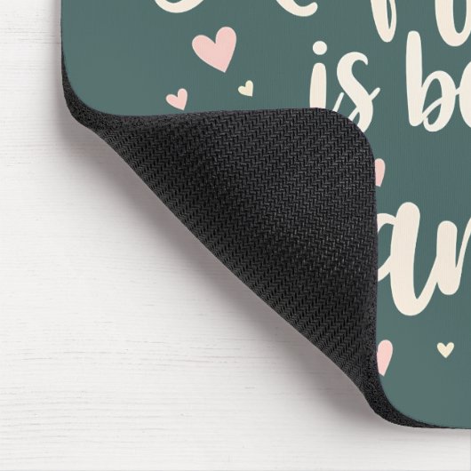 ハピネスはおばあちゃんフローラコテージコア マウスパッド (コーナー)