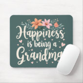 ハピネスはおばあちゃんフローラコテージコア マウスパッド (マウス)
