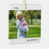 ハピネスはおばあちゃん2の写真ミニマリストに セラミックオーナメント (右)