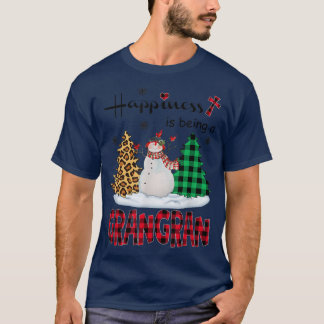 ハピネスはグランラン雪だるまメリークリスマ Tシャツ