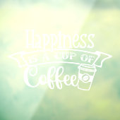 ハピネスはコーヒーショップデコー ウィンドウサイン (シート3)