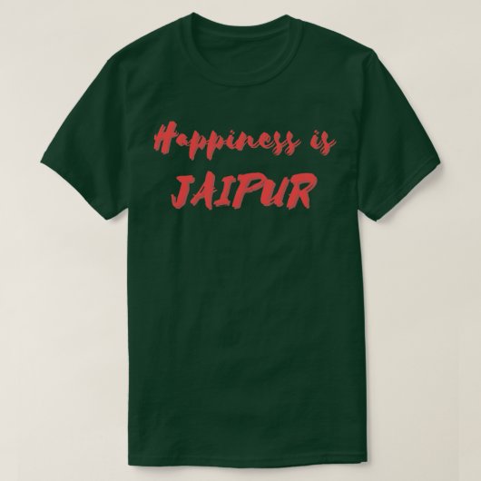 ハピネスはジャイプール Tシャツ (デザイン正面)