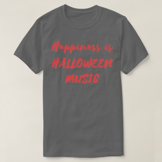 ハピネスはハロウィーン音楽 Tシャツ (デザイン正面)