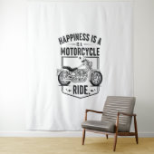 ハピネスはバイク乗り.jpg タペストリー (インサイチュ)