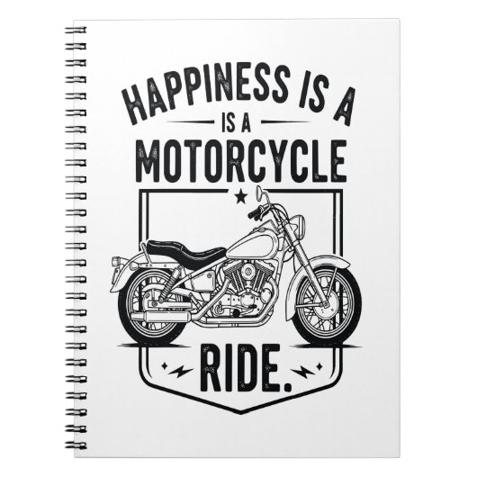 ハピネスはバイク乗り.jpg ノートブック (正面)
