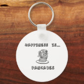 ハピネスはパンケーキ キーホルダー (正面)