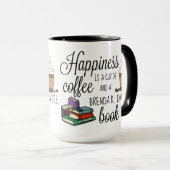 ハピネスはブレンダKダビズの本 マグカップ (正面右)