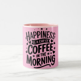 ハピネスはモーニングマグカップのコーヒー ツートーンマグカップ