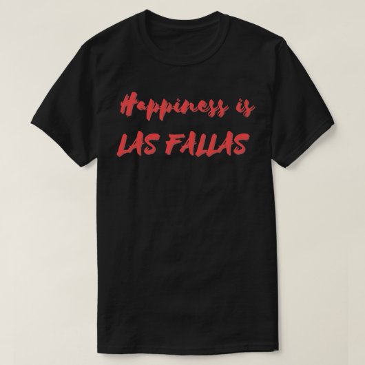 ハピネスはラス・ファラス Tシャツ (デザイン正面)