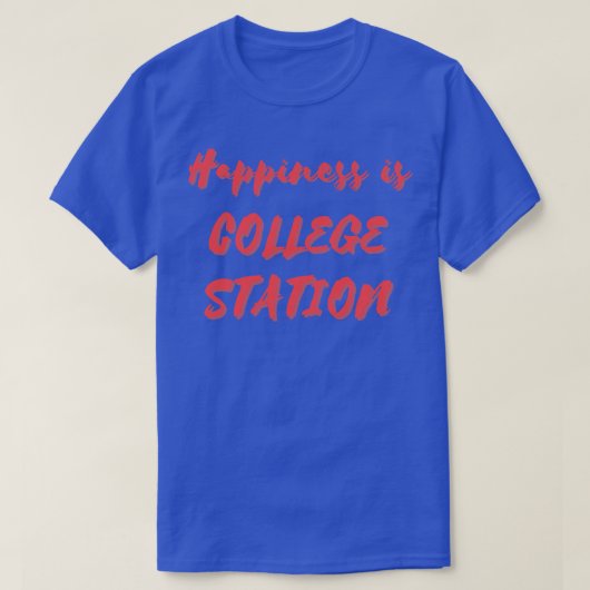 ハピネスは大学の駅 Tシャツ (デザイン正面)