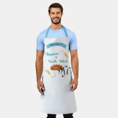 ハピネスは新し焼いたいチャラ – ユダヤ人のエプロン エプロン (着用した状態)