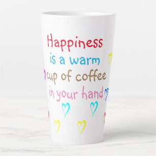 ハピネスは温かいカップのコーヒーラテマグカップ カフェラテマグ