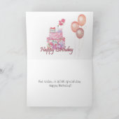 ハピネスは猫の誕生日カードが所有している カード (内部)