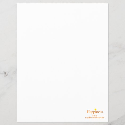 ハピネスは私の母キャセロール チラシ (正面)