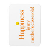 ハピネスは私の母キャセロール マグネット (縦)