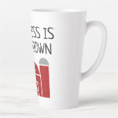 ハピネスは自家栽培レッドバーンファームハウス カフェラテマグ (右)