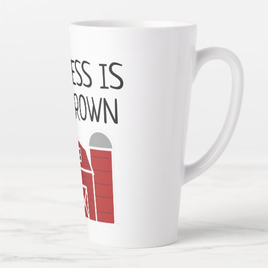 ハピネスは自家栽培レッドバーンファームハウス カフェラテマグ (右)