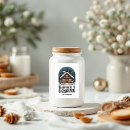 ハピネスは自家製キャビンデザインクリスマス フードラベル