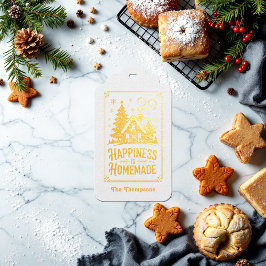 ハピネスは自家製クリスマスホリデー ギフトタグ