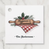 ハピネスは自家製クリスマスホリデー フェイバータグ (正面)