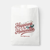 ハピネスは自家製クリスマスホリデー フェイバーバッグ (正面)