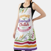 ハピネスは自家製チャラフローラ&ストライプ エプロン (インサイチュ)
