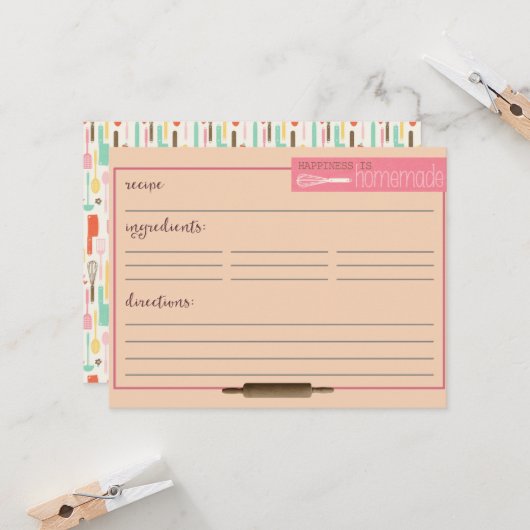 ハピネスは自家製レシピカードクリーム (正面/裏面インサイチュ)