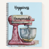 ハピネスは自家製レシピ ノートブック (正面)