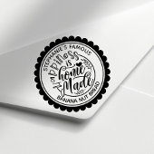 ハピネスは自家製ヴィンテージ パーソナライズされた ラバースタンプ