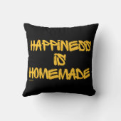 ハピネスは自家製感動的引用文 クッション (裏面)