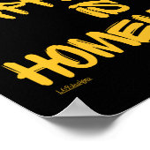 ハピネスは自家製感動的引用文 ポスター (角)