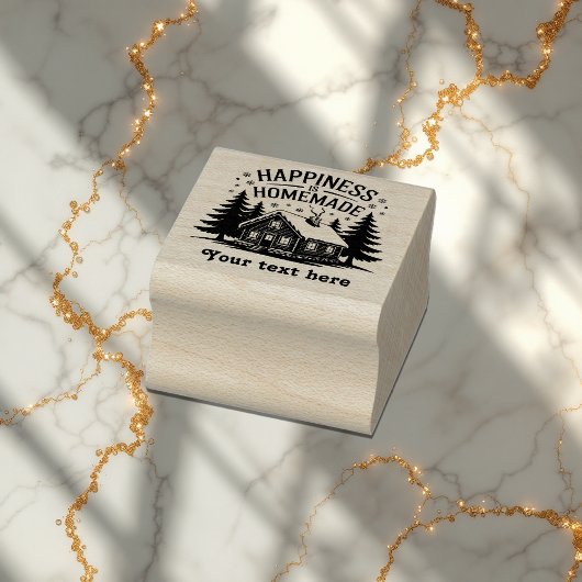 ハピネスは自家製素朴クリスマス ラバースタンプ