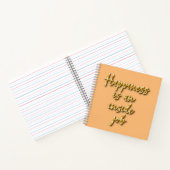 ハピネスやる気を起こさせるスパイラルノート ノートブック (内部)