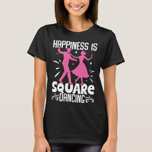 ハピネスイズスクエア踊り Tシャツ (正面)
