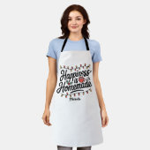 ハピネスイズホームメイドホリデイベーキング エプロン (着用した状態)