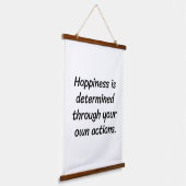 ハピネスウッドトップウォールタペストリー 吊り下げ型タペストリー (傾斜あり)