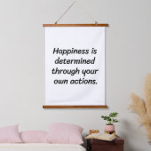 ハピネスウッドトップウォールタペストリー 吊り下げ型タペストリー (寝室)