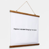 ハピネスウッドトップウォールタペストリー 吊り下げ型タペストリー (傾斜あり)