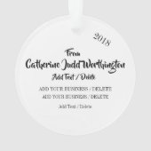 ハピネスオーナメント オーナメント (裏面)